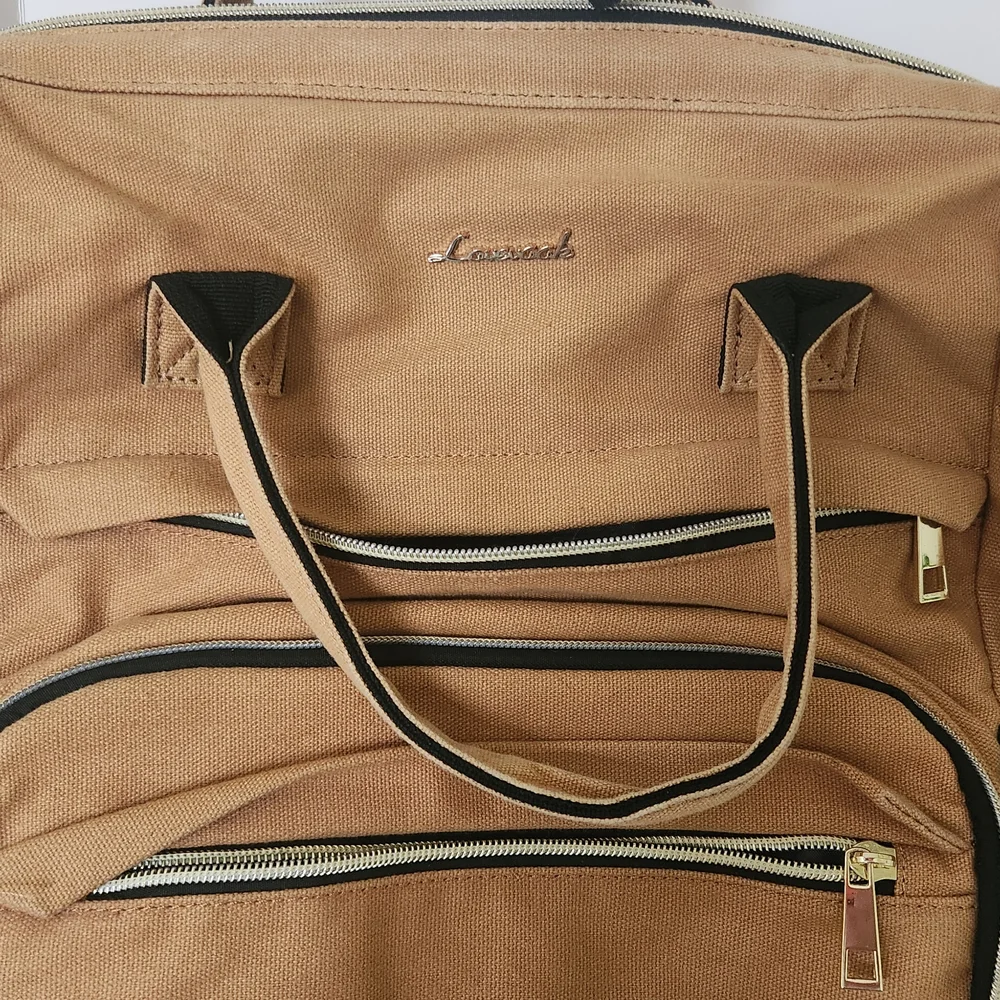 Tan Canvas Travel Bag - Picture 2 of 8